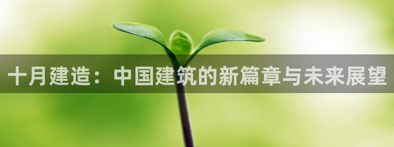 富联娱乐代理是谁的产品：十月建造：中国建筑的新篇章与未来展望